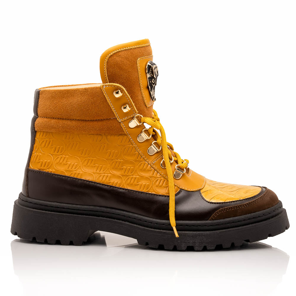 Mauri 3271 Baby Croc & Nappa Boots Sport Rust / Toffee (Special Order)