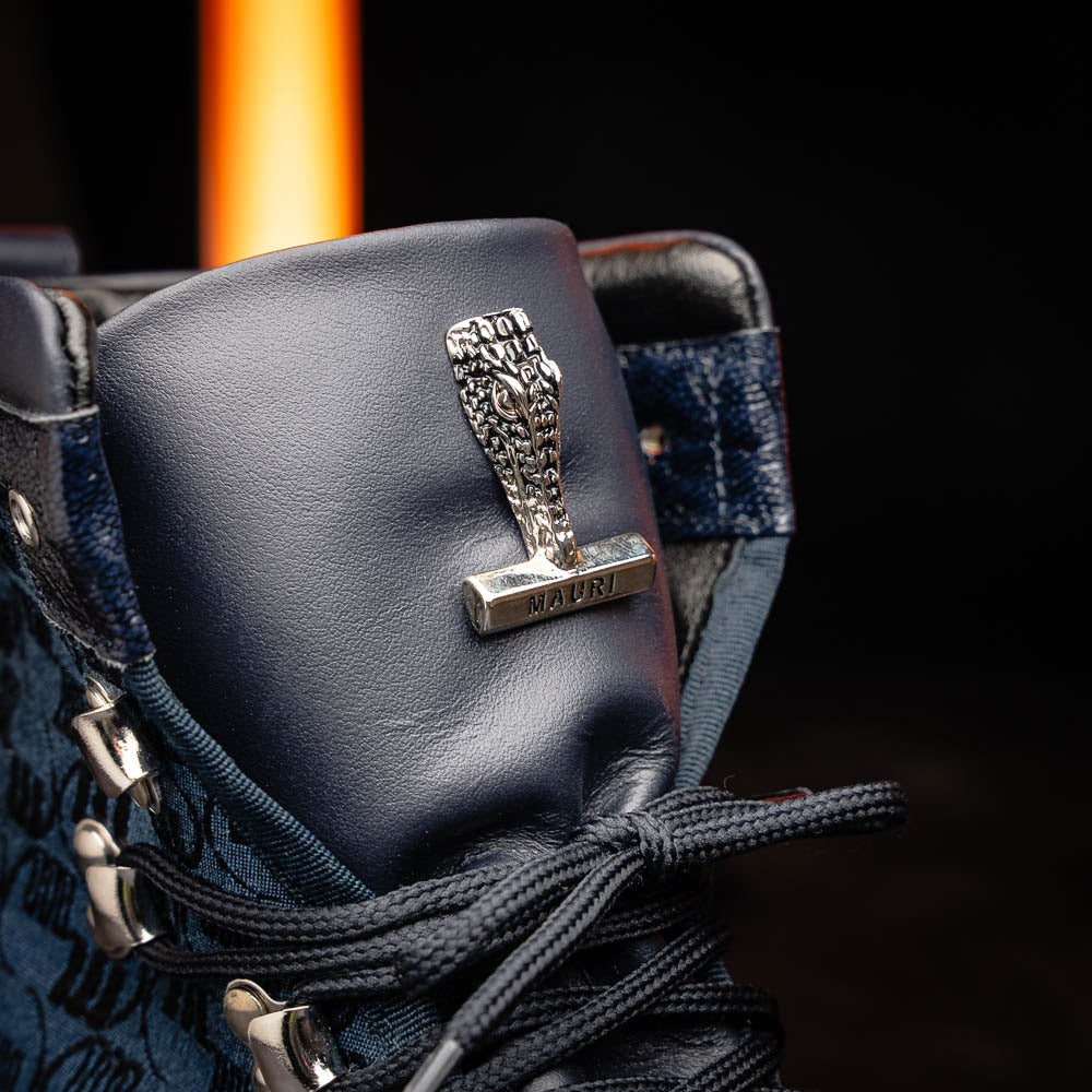 Mauri 3272 Baby Croc / Ostrich Leg / Double M. Fabric Boots Wonder