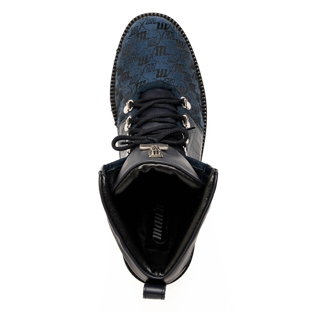 Mauri 3272 Baby Croc / Ostrich Leg / Double M. Fabric Boots Wonder