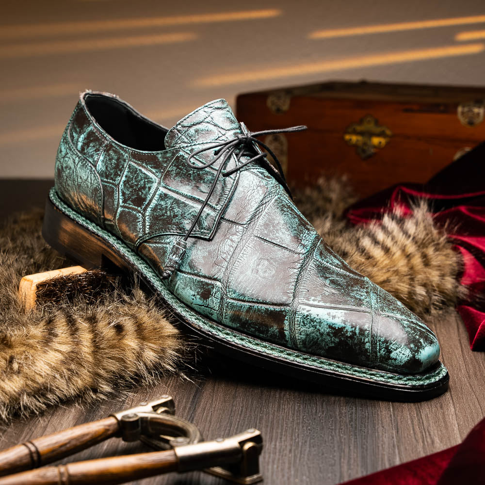 Mauri 3281/4 Alligator Dress Derby Khmer