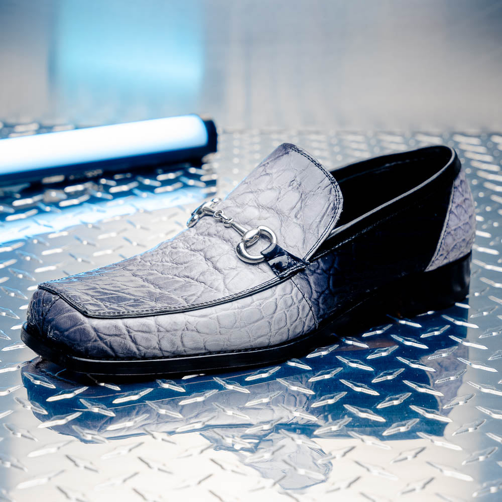 Mauri 3290/2 Switch Alligator Bit Loafer Multi Grey / Black