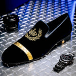 Mauri 3296 Crown Velvet/ Alligator/ Nappa Loafers Wonder Blue (Special Order)