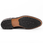 Caporicci 3318 Alligator Wingtip Shoes Castagno