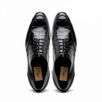 Caporicci 3319 Alligator Oxfords Black
