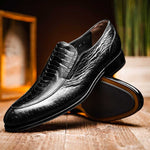 Caporicci 3324 Ostrich & Peccary Loafers Black
