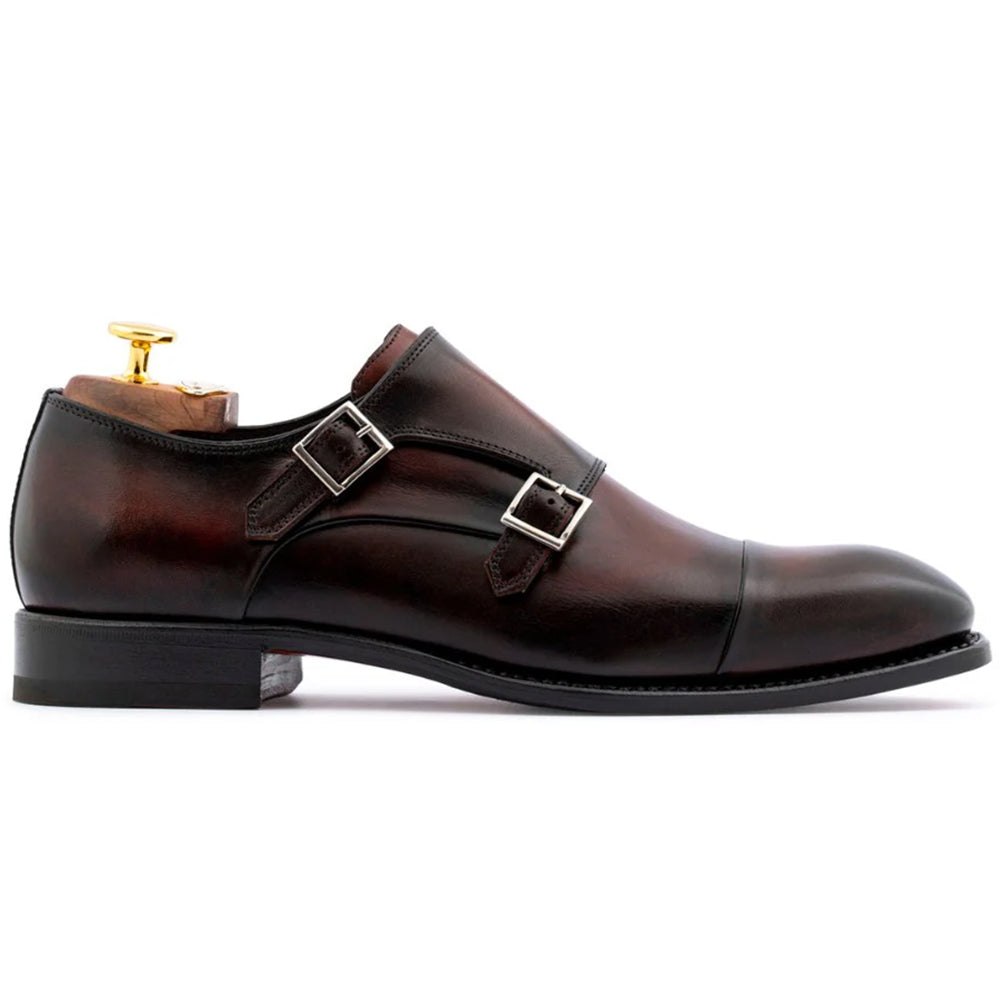 Harris Firenze 1913 Shaded Double Monk Strap Brown