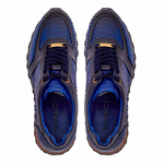 Vinci Leather The Boss Pyth Snk Skin Sneaker Blue