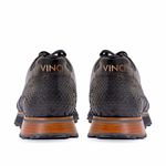 Vinci Leather The Boss Pyth Snk Skin Sneaker Black