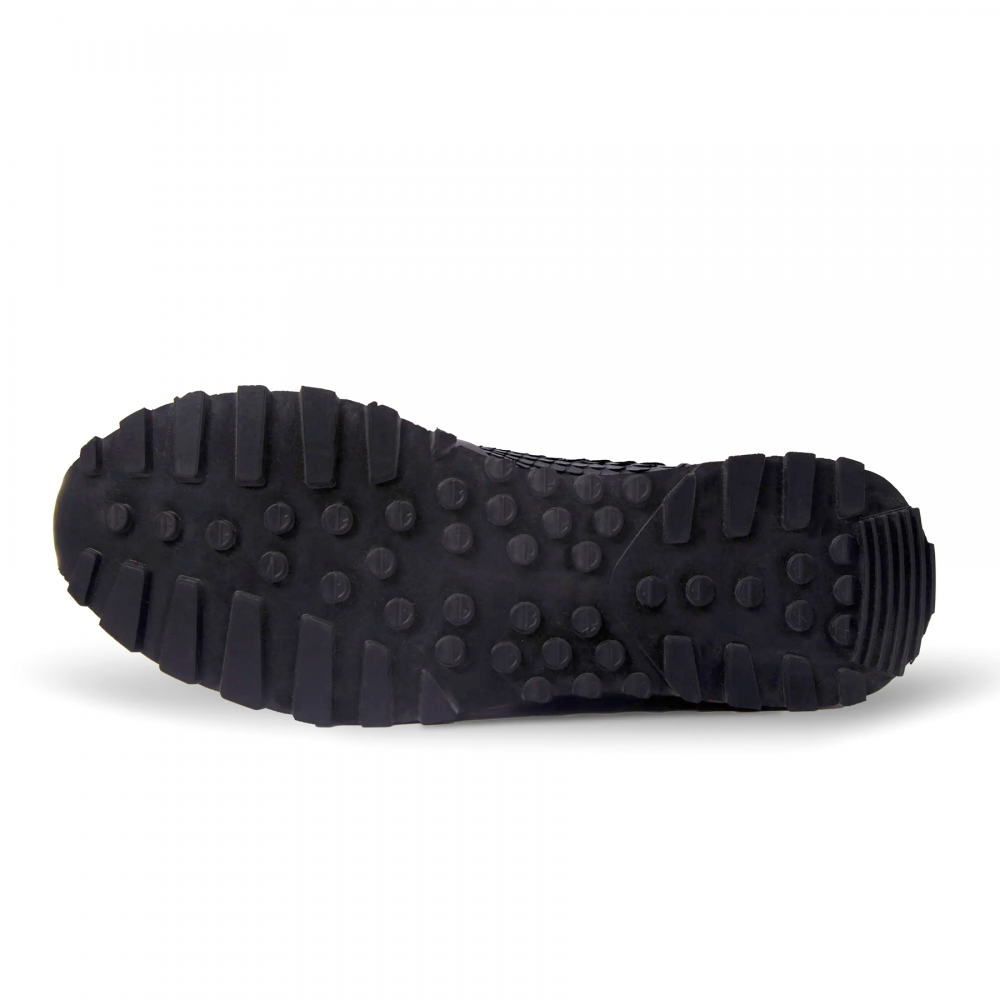 Vinci Leather The Boss Pyth Snk Skin Sneaker Black