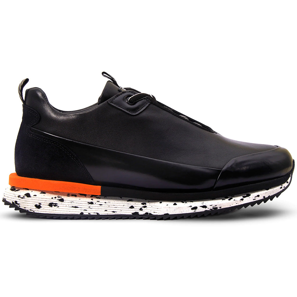 Vinci Leather The Milford Leather Sneaker Black