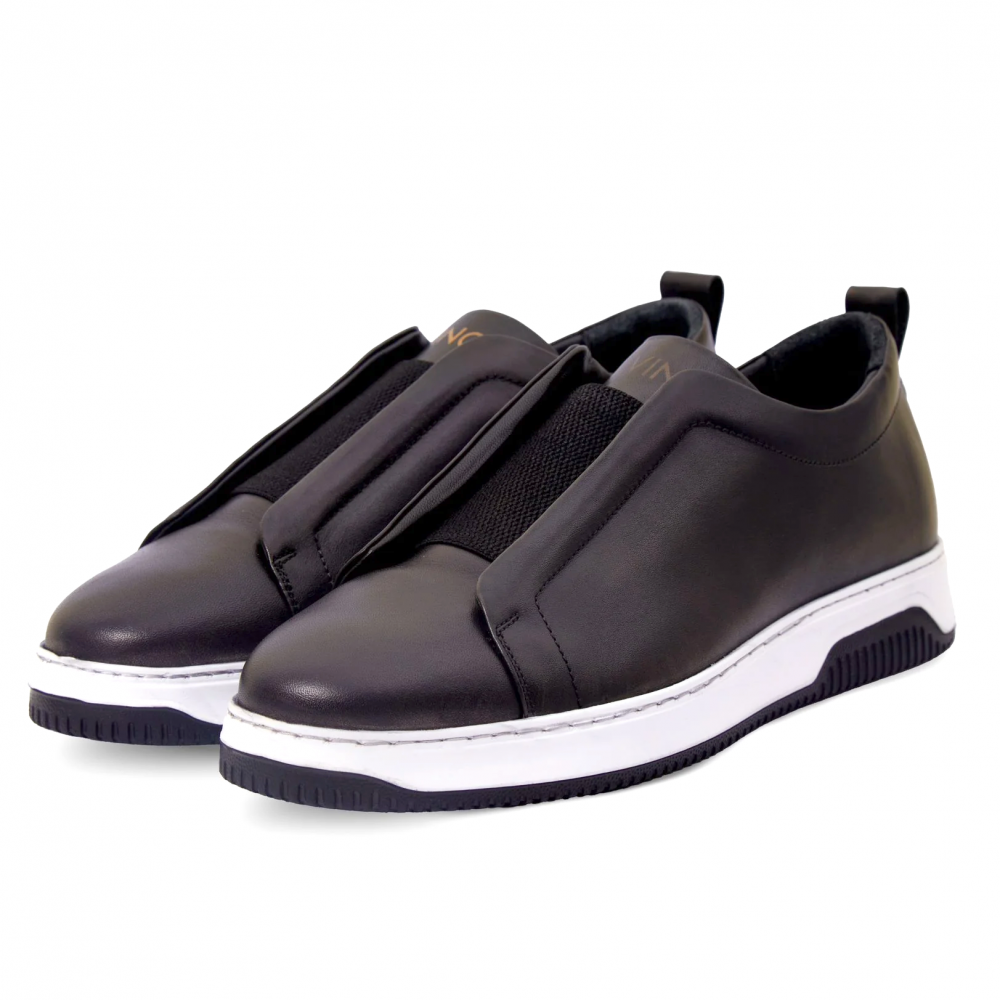 Vinci Leather The Urgup Mens Sneaker Black (18624 Z-4)