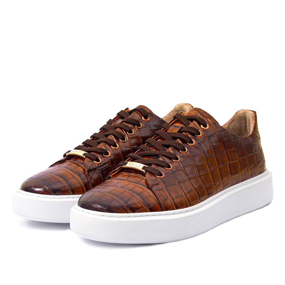 Vinci Leather The Dublin Sneaker Tan