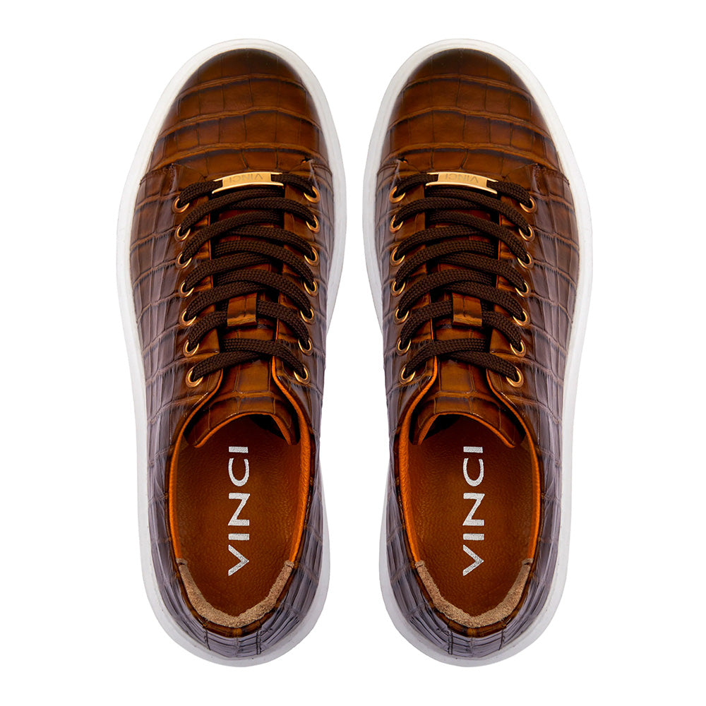 Vinci Leather The Dublin Sneaker Tan
