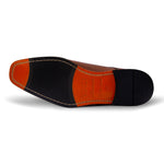 Vinci Leather The Bishkek Python Double Monk Strap Tan