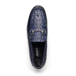 Mauri 3501 Polo Ostrich Leg / Hornback / Calf Bit Drivers Wonder Blue