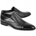 Corrente C138-3519 Cap Toe Loafers Black