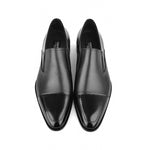 Corrente C138-3519 Cap Toe Loafers Black