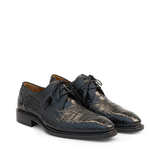 Mezlan Crocodile Derby Lace Up Black (3576-F)