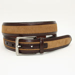 Torino Leather 35mm Embossed European Suede w/ Calf Trim - Wheat