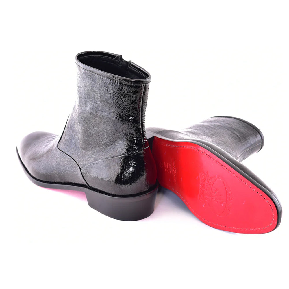 Corrente C197-3617V Vita Leather Boots Black