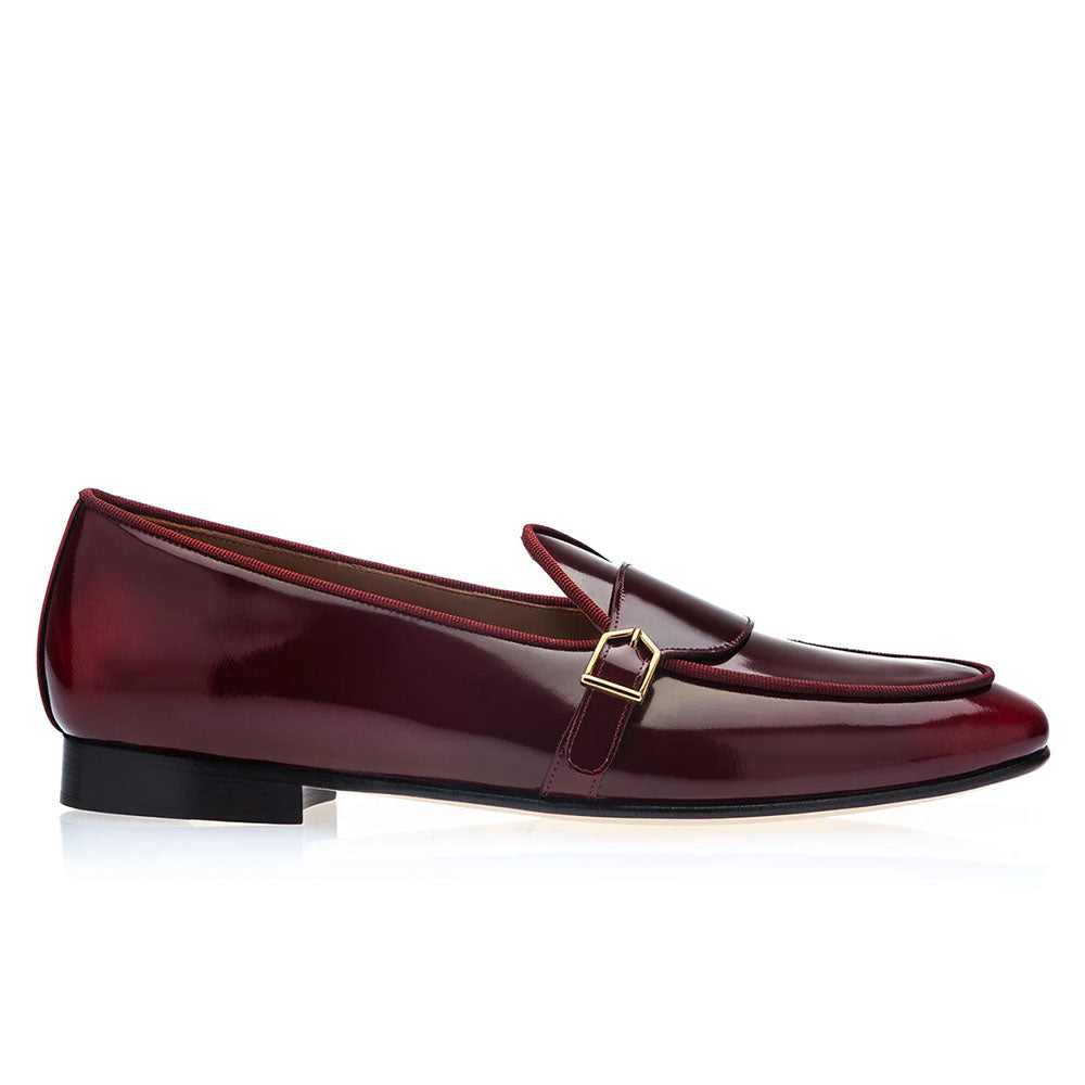 Superglamourous Tangerine 15.1 Belgian Brushed Loafers Burgundy