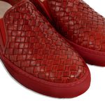 Calzoleria Toscana Enea Woven Loafers Red