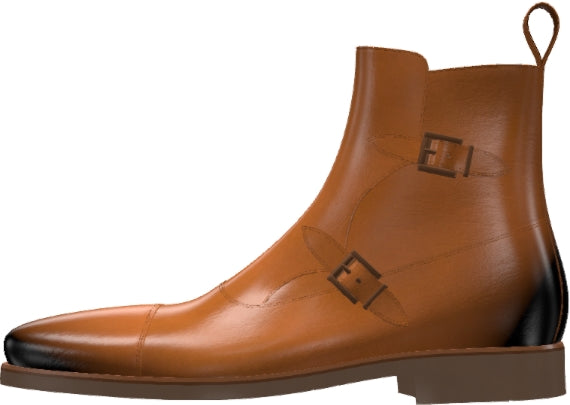 Octavian Buckle Boot - Custom Burnishing