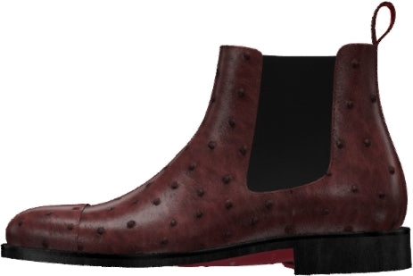 Chelsea Boot Classic Ostrich - Custom Exotic Skins