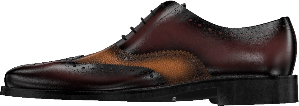 Full Brogue  Monti - Custom Burnishing