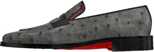 Ostrich Loafer - Custom Exotic Skins Monti