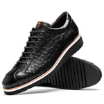 Corrente C211-4005-OST Genuine Ostrich Sneakers Black
