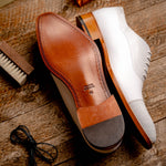 Calzoleria Toscana 4063 Ostrich Leg & Calf White