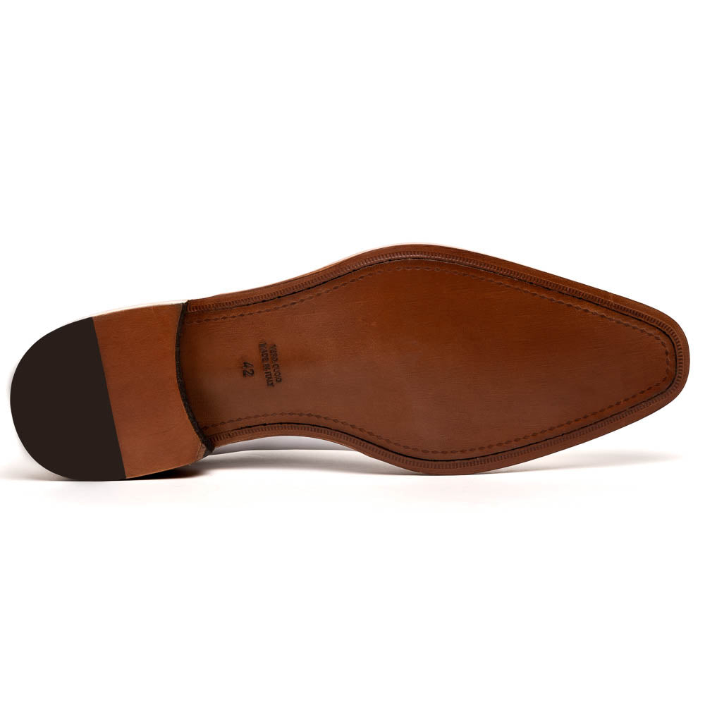 Calzoleria Toscana 4063 Ostrich Leg & Calf White