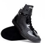Mauri 8529 Pebble Grain & Crocodile Sneakers