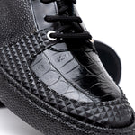 Mauri 8529 Pebble Grain & Crocodile Sneakers