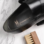 Moreschi 43153 Lizard & Calfskin Loafers Black