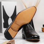 Moreschi 43153 Lizard & Calfskin Loafers Black