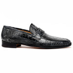 Mauri 4323 Ostrich Leg Loafers White/Black