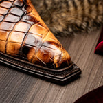 Mauri 44166/2 Alligator Monk Strap Dune Smoke T. Moro (Special Order)