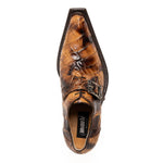Mauri 44166/2 Alligator Monk Strap Dune Smoke T. Moro (Special Order)