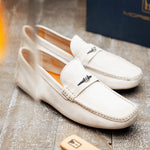 Moreschi 144406C Suede Drivers White