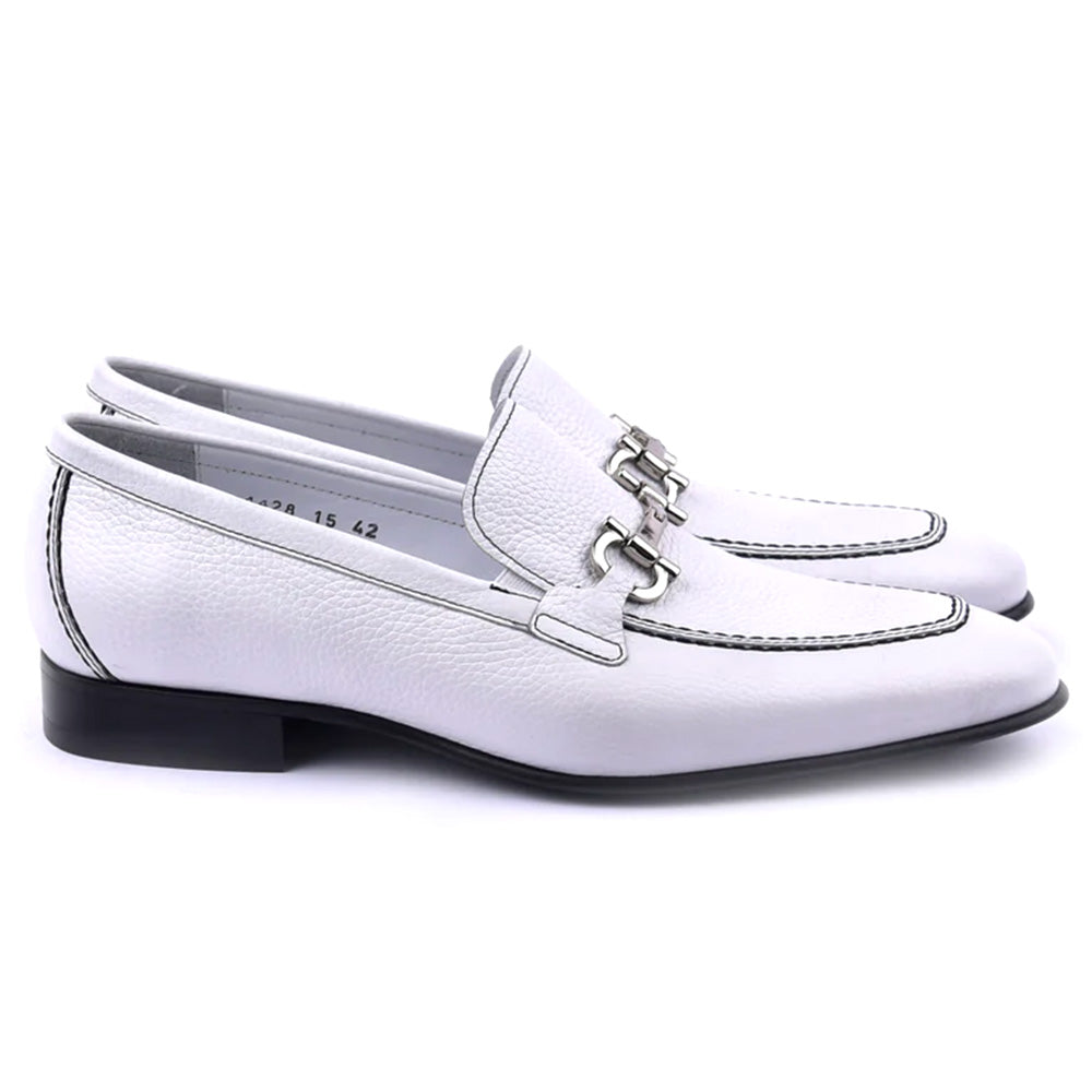 Corrente C11103-4428D Bit Loafers White