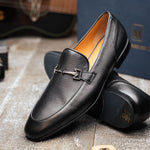 Moreschi 0171000 Leather Loafers Black