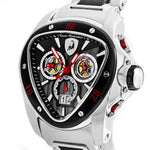 Tonino Lamborghini Spyder 1114 Stainless Steel Bracelet Watch Black/Red