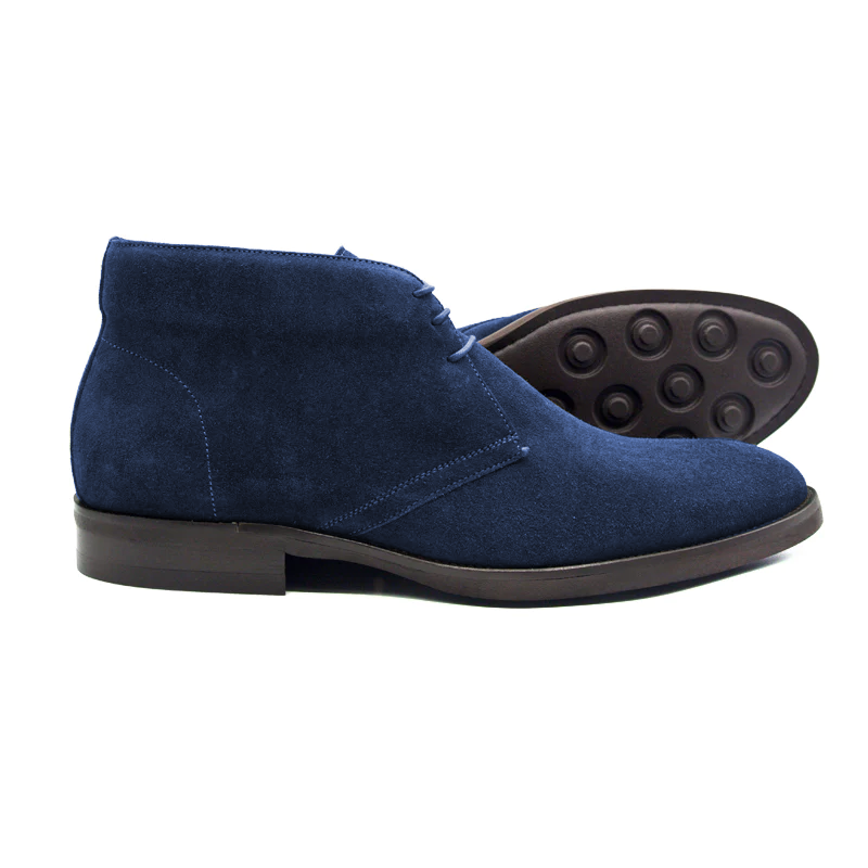 Zelli Marco Suede Chukka Boots Navy (46-592-NVY)