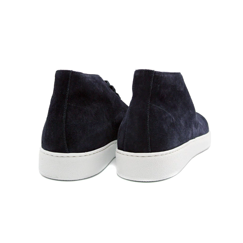 Zelli Suede Chukka Boots Navy