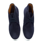 Zelli Suede Chukka Boots Navy