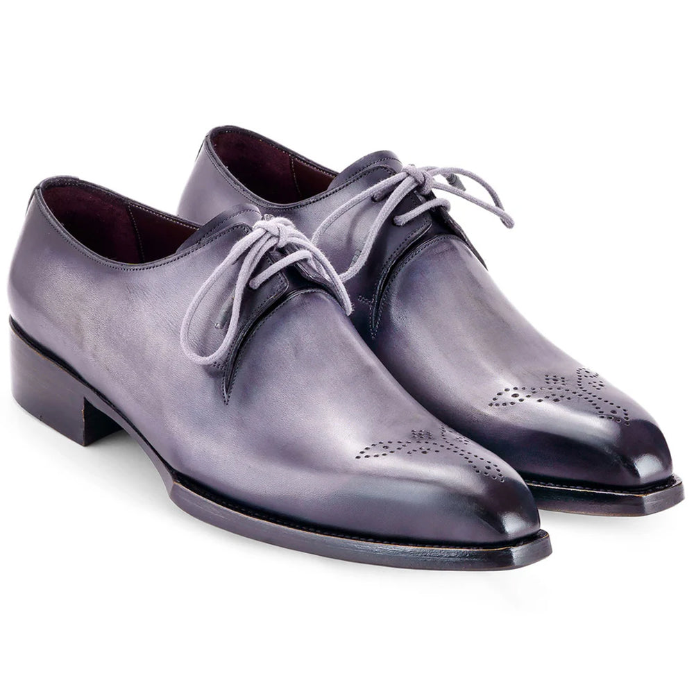 Paul Parkman Goodyear Welted Derby Shoes Gray