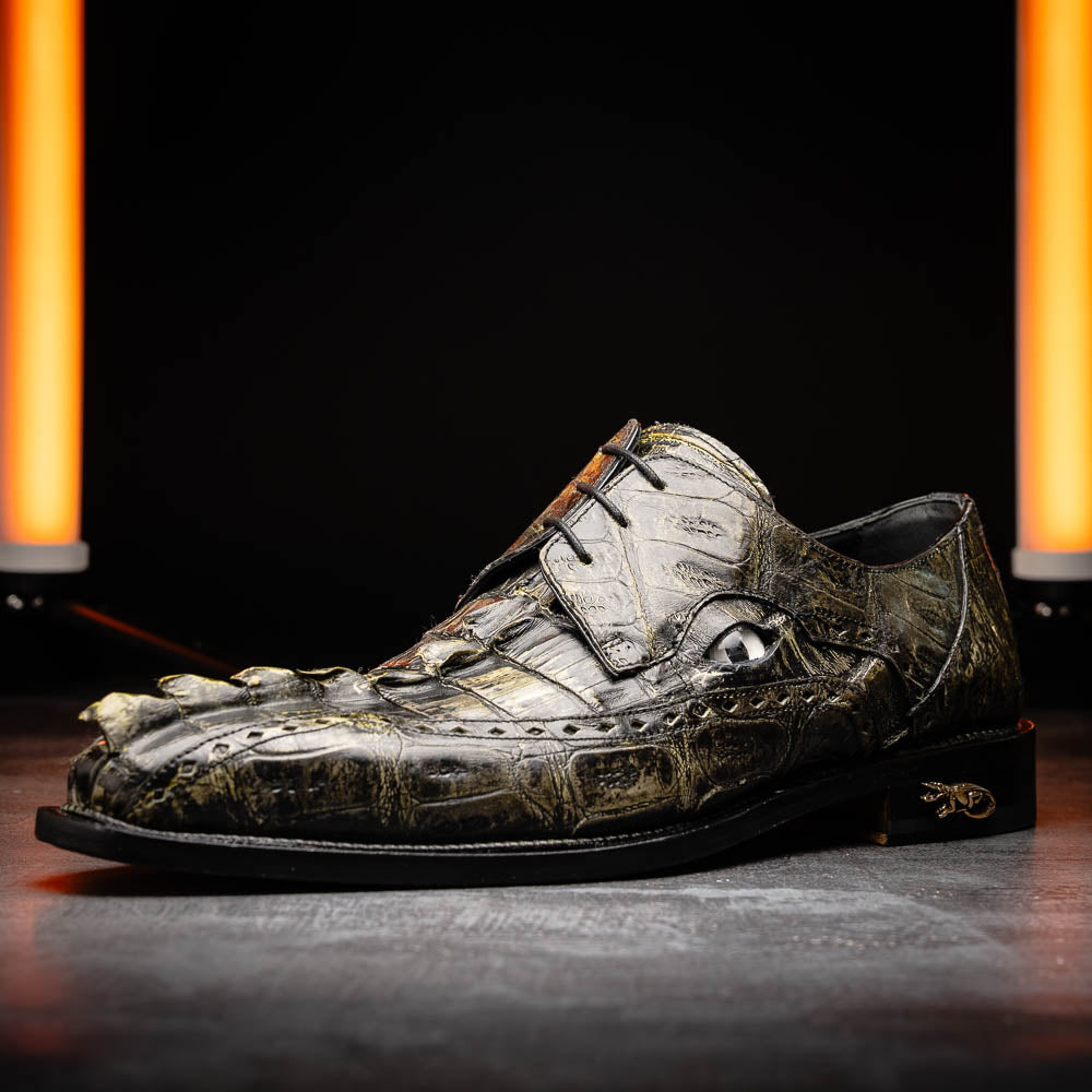 Mauri 4717/3 Baby Croc / Hornback Dress Shoes Nathan