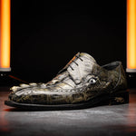 Mauri 4717/3 Baby Croc / Hornback Dress Shoes Nathan (Special Order)